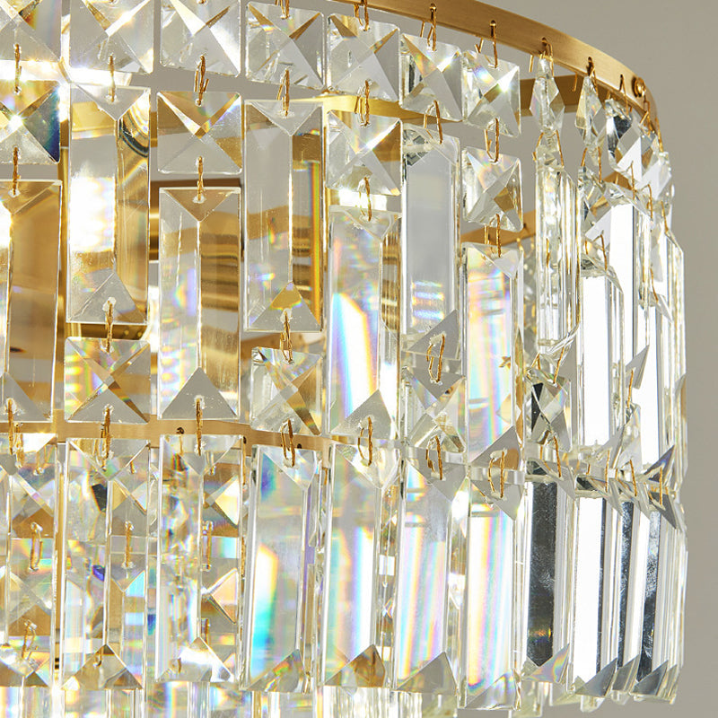 Modern Luxury Gold Crystal  Chandelier - Crystal Detail | Sofary