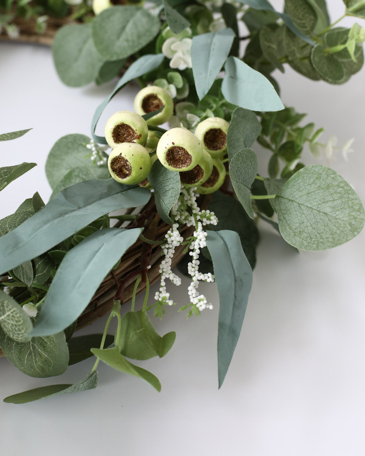 Eucalyptus & Berry Twig Wreath