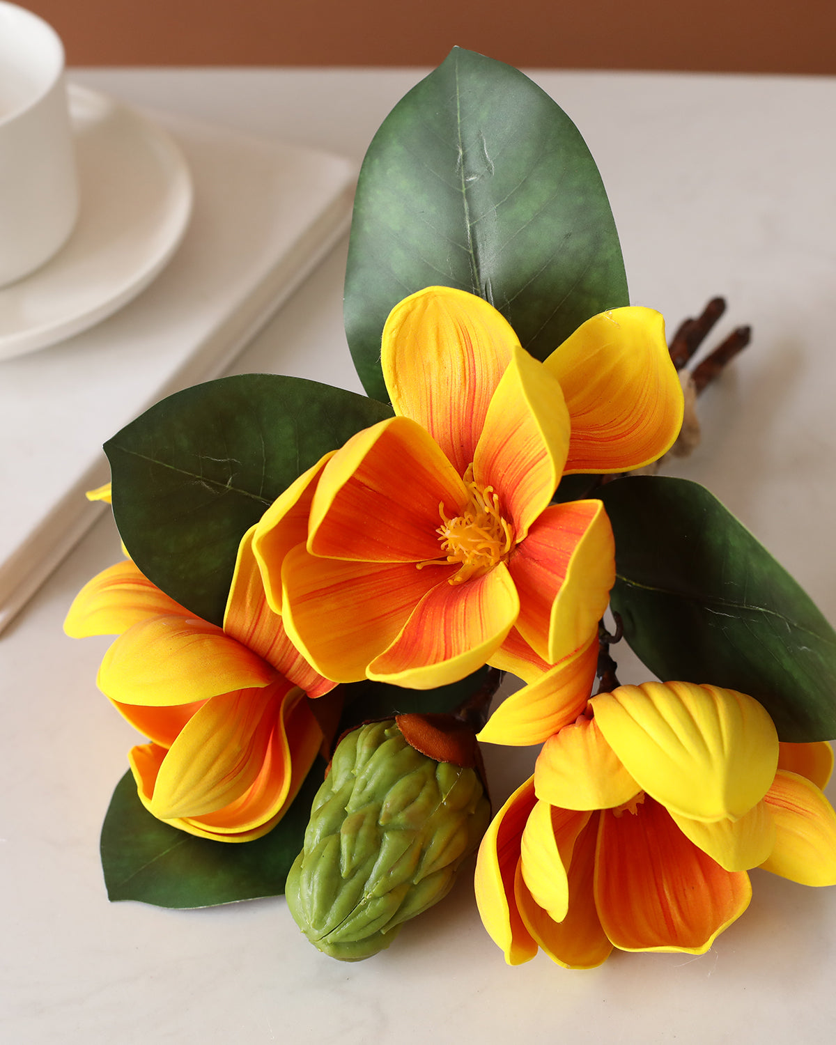 Best Artificial Magnolia Flowers Bouquet