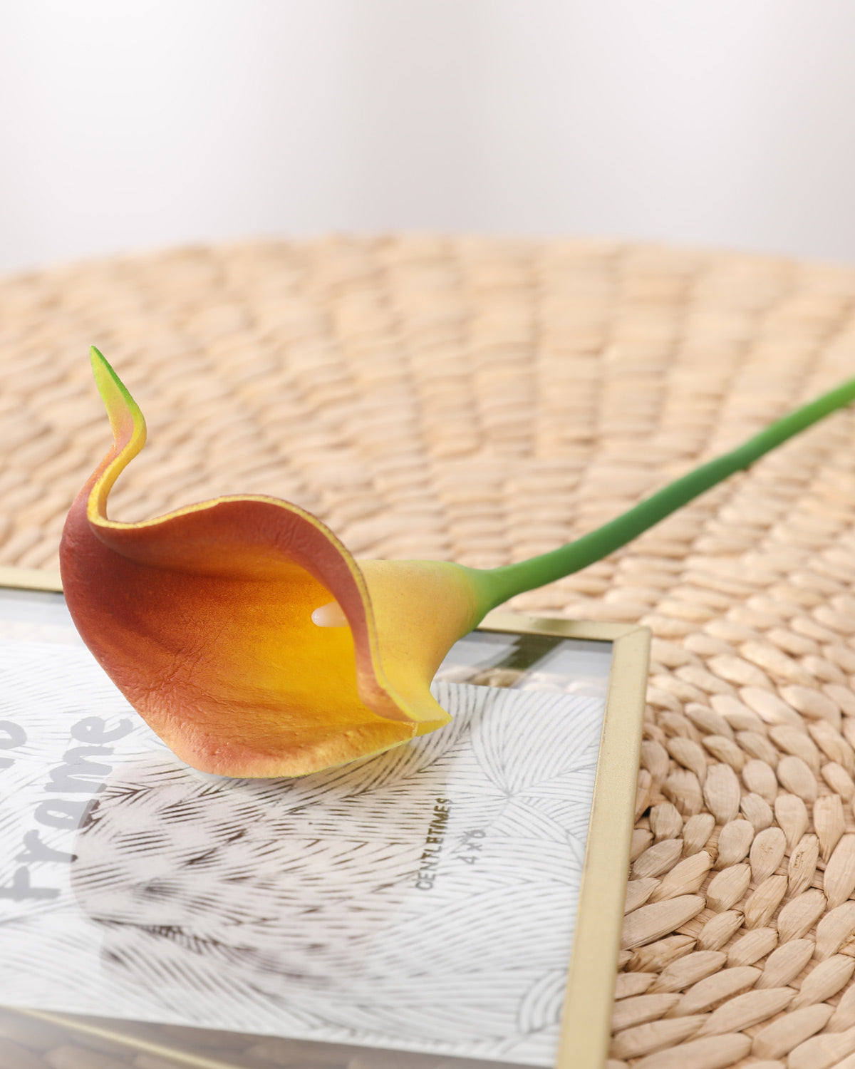 Artificial Caramel Calla Lily Stem