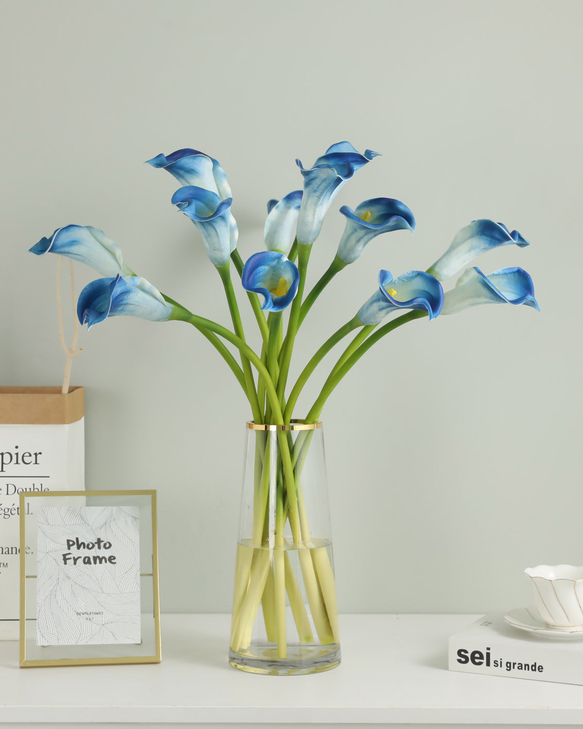 Best Artificial Calla lily Blue 