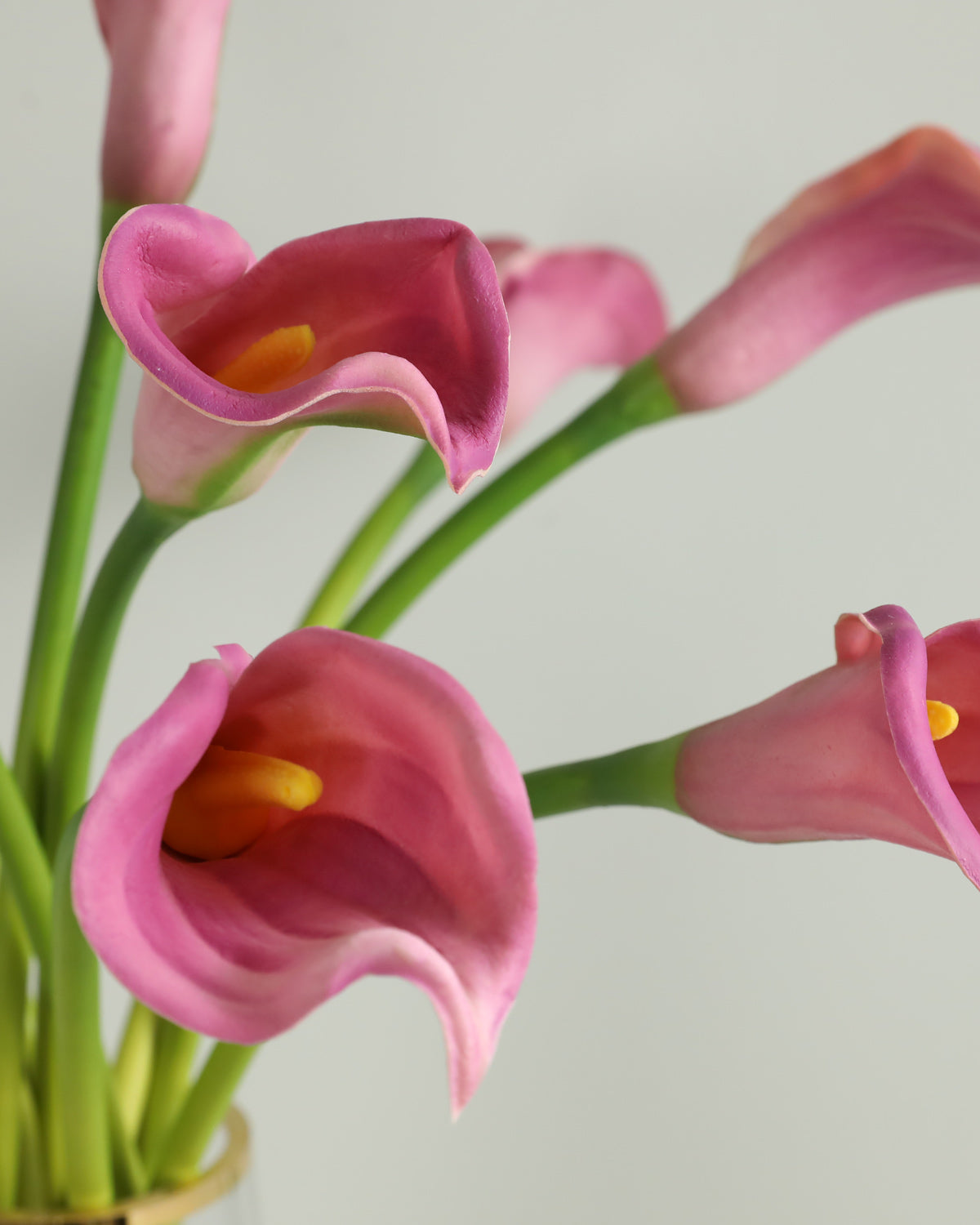 Artificial Real Touch Magenta Calla Lily
