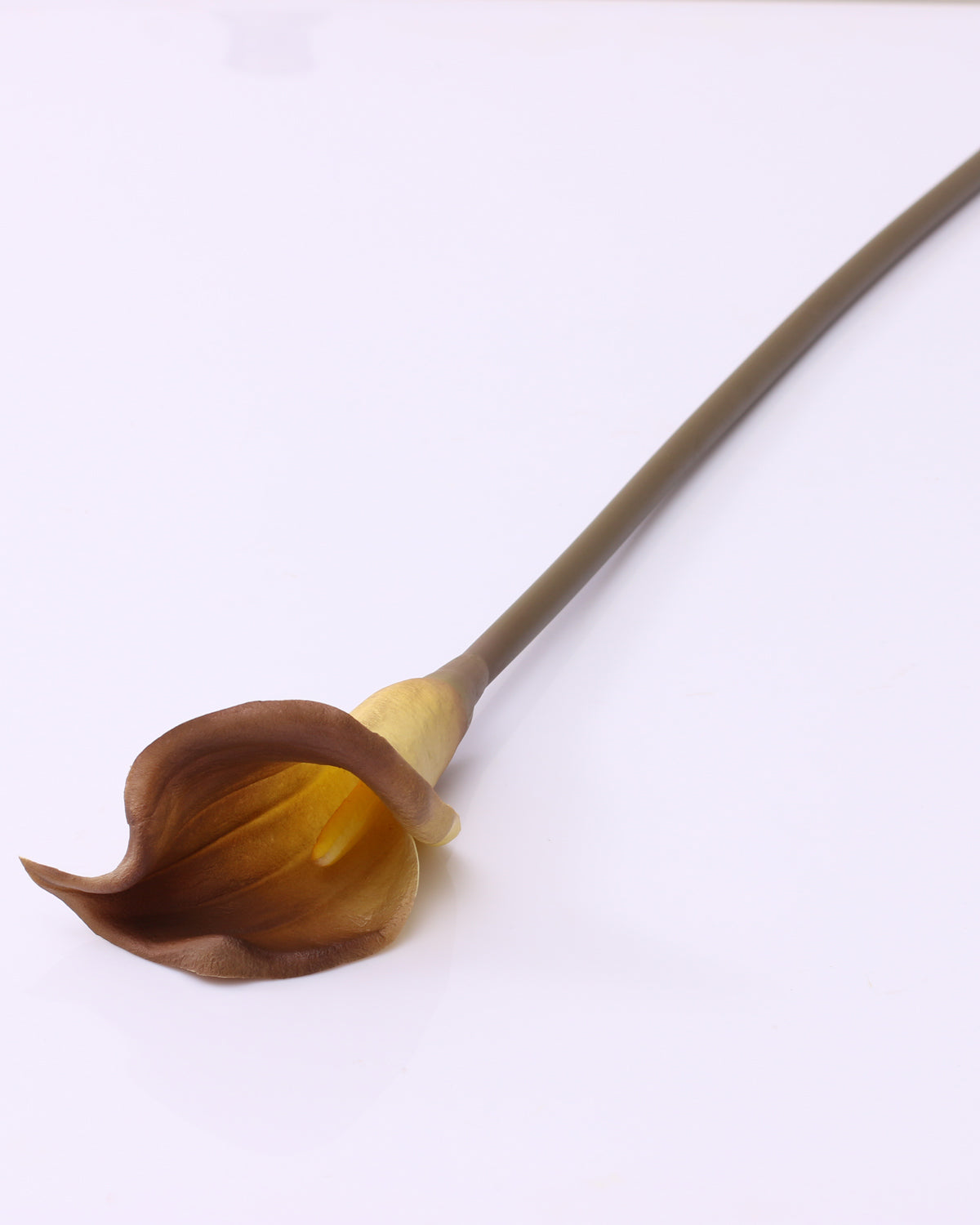 Artificial Real Touch Calla Lily Caramel